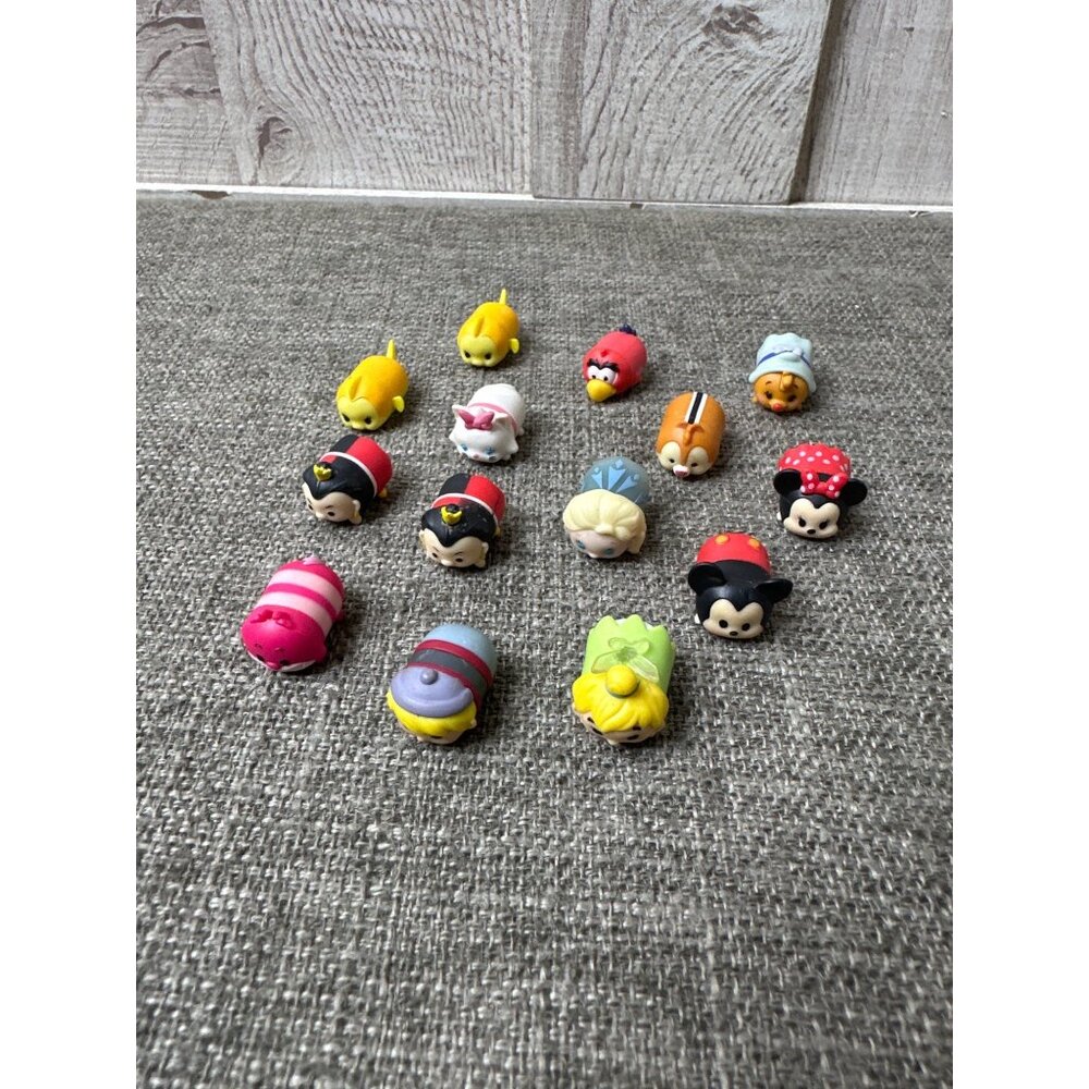 Disney Tsum Tsum 1 inch Mini Figures Collectible Toys Set of 14